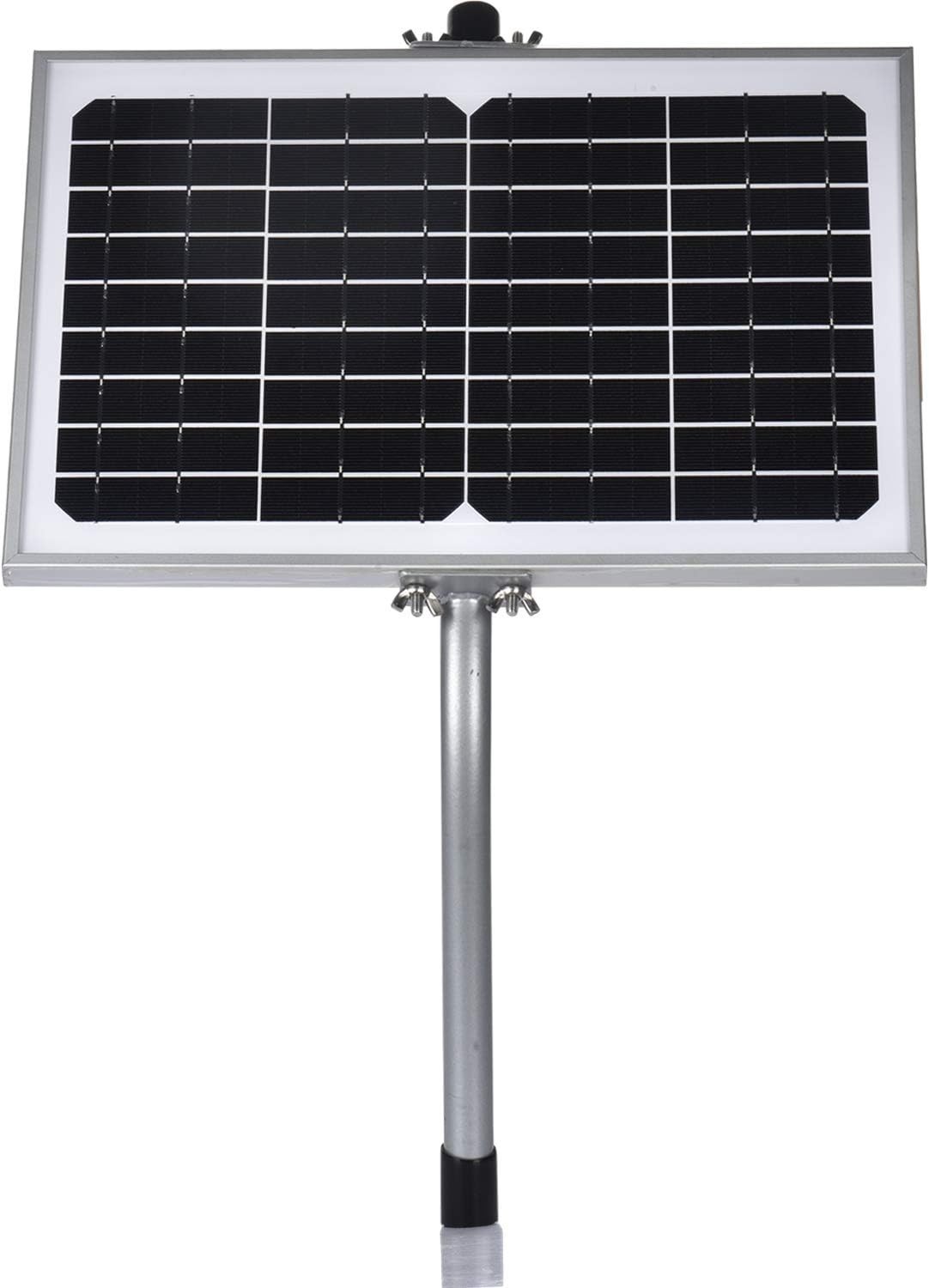 10 Watt Solar Panel Powered Charger Kit + Tubular Mount Bracket for Automatic…