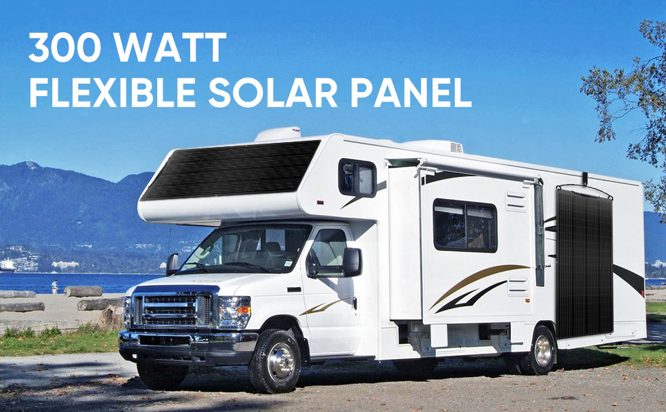 600W Flexible Solar Panel Mono 12V Portable Power Camping Home RV Battery Charge