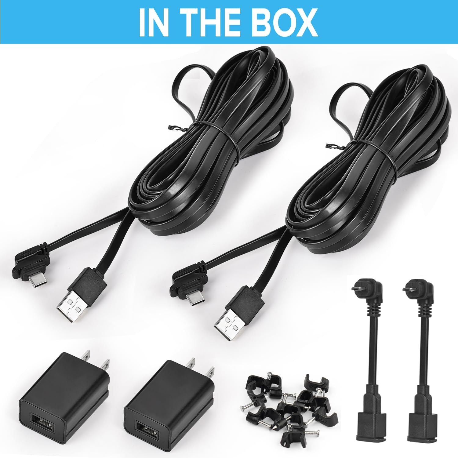 2Pack Weatherproof 30ft/9m Power Cable for Blink Outdoor 4 (4th Gen), Blink Outd