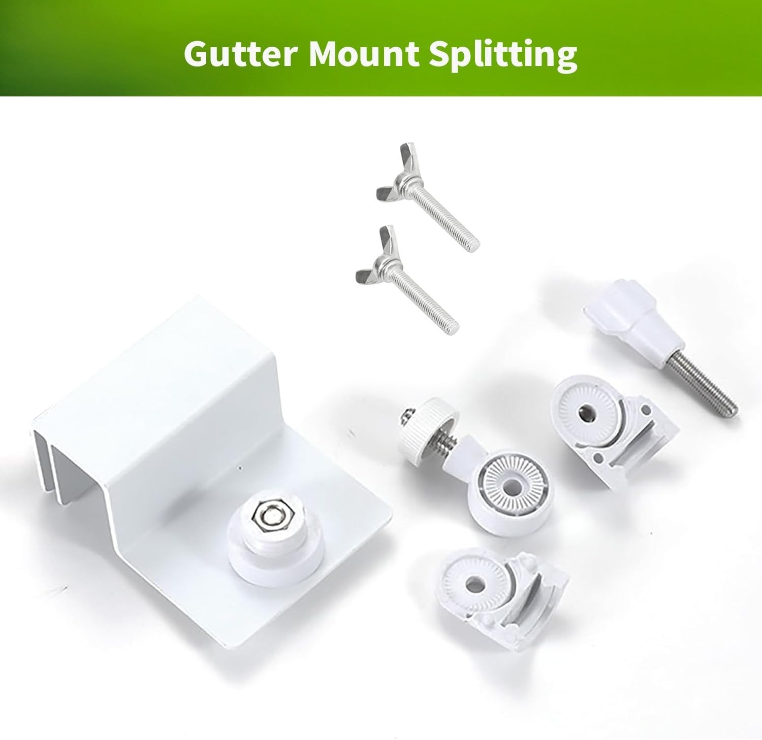 Adjustable Gutter Mount for Solar Panels – Tool-Free Installation & Weatherproof