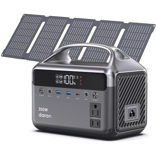 DARAN 192Wh Solar Generator with Solar Panel Portable