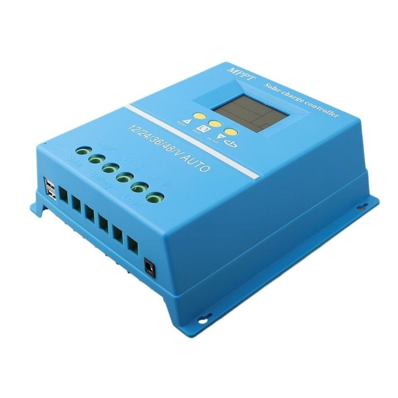High Capacity Solar Charge Controllers ABS Multiple Battery Support LCD