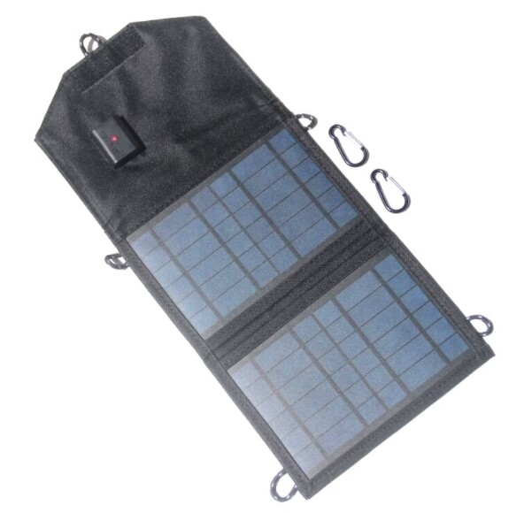 7W 5V portable solar panel charger solar folding mobile phone power bank charger