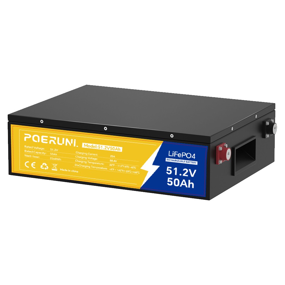 48V 50Ah 100Ah LiFePO4 Lithium Battery Deep Cycle Built-in BMS For Golf Cart NEW