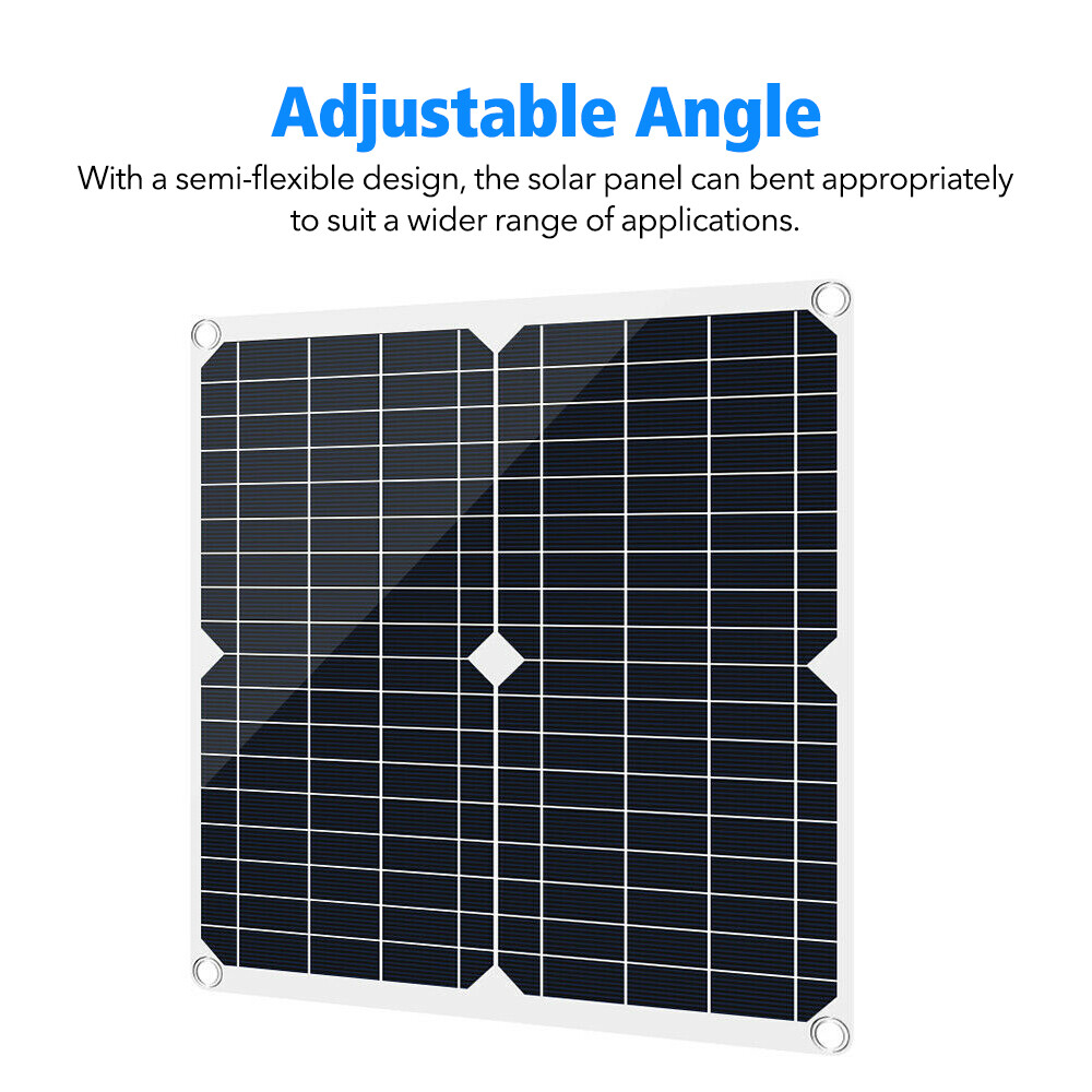 400 Watts Solar Panel Kit 100A 12V Battery Charger w/ Controller Caravan Boat US