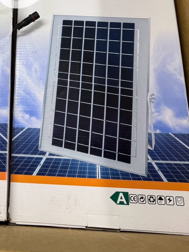 Solar Power Bank for Security Camera, 6V 1A IP66 Waterproof Panel Charger