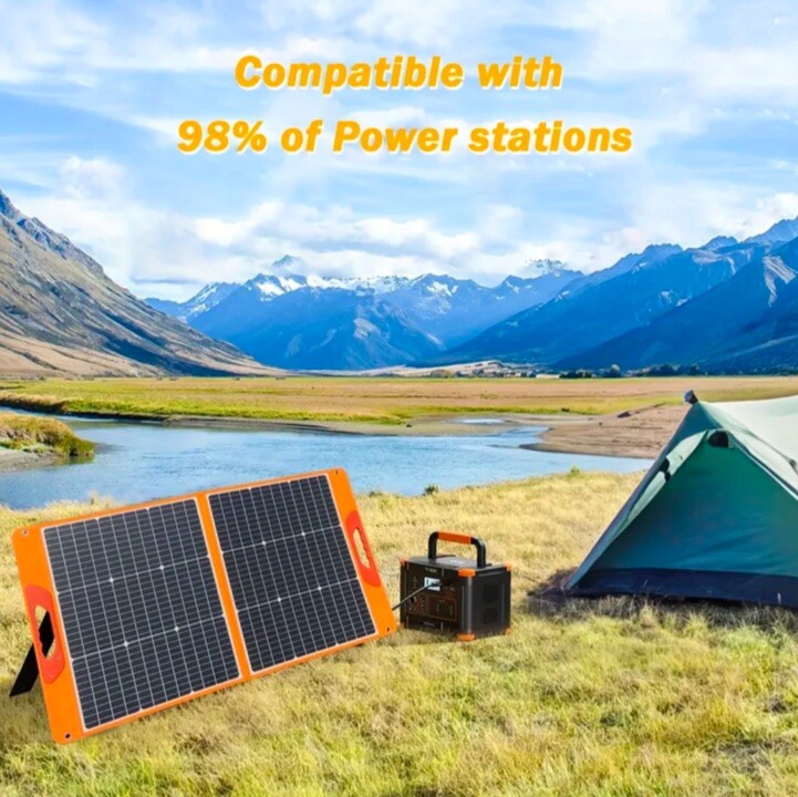 EL Solar 120W 18v Solar Panel – SP100BK1 Detachable Panels