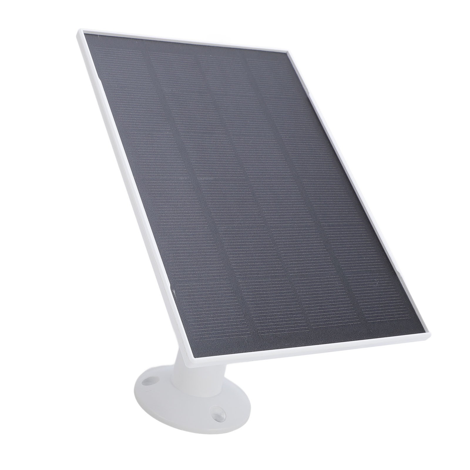 White Solar Panel For Bird Feeder Camera Waterproof Charger For Outdoor Use