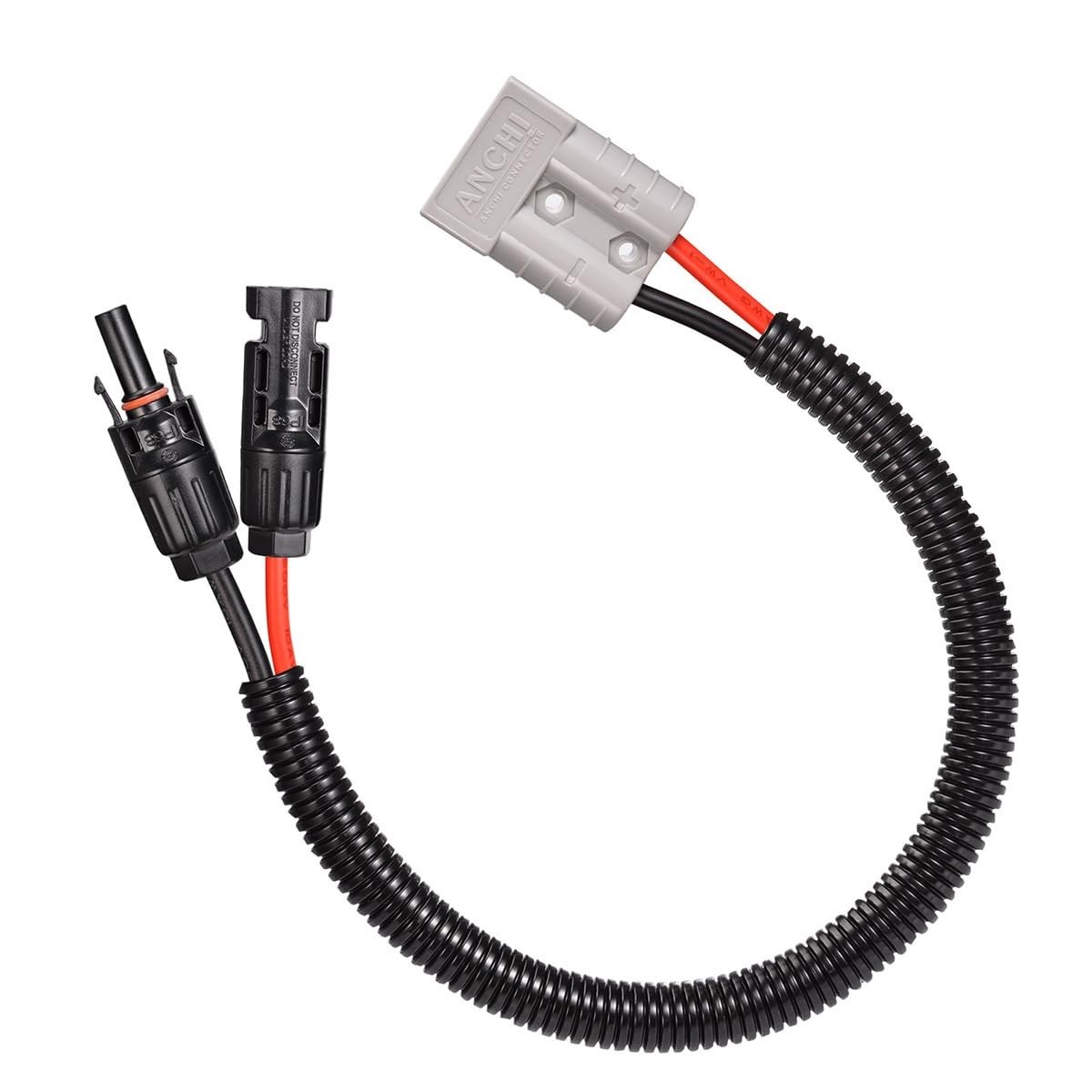 10AWG Solar Panel Connector Cable to Anderson 50A/600V for Solar Generator Kit –