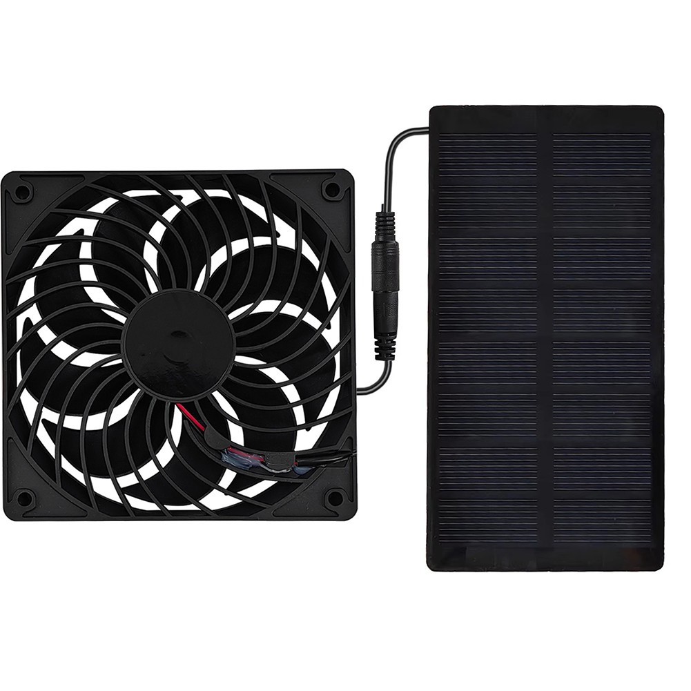 2W 4V Solar Exhaust Fan for Outdoor Use Efficient Green Energy Ventilation