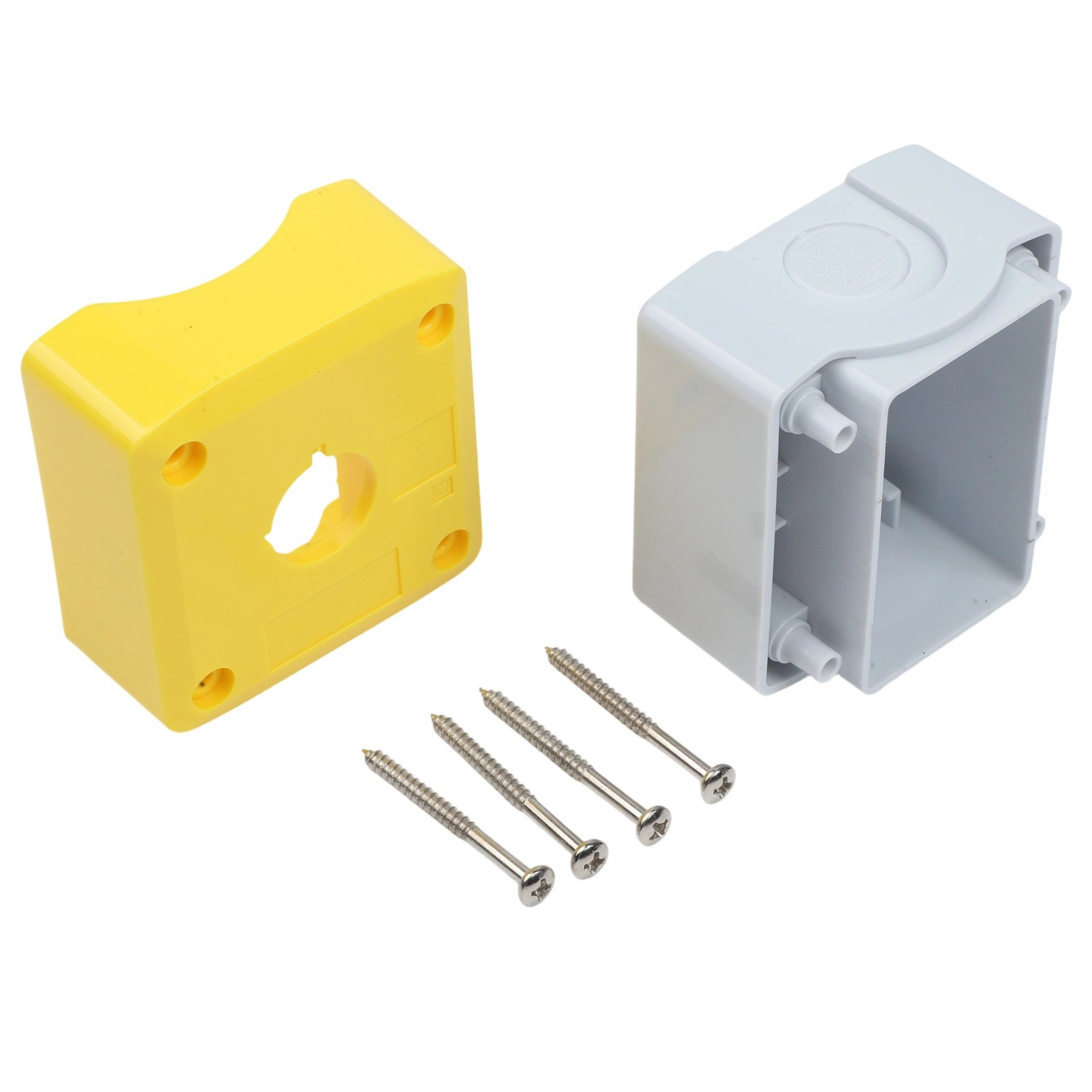 Industrial Push Button Control Box IP65 Waterproof ABS+PC Material Yellow