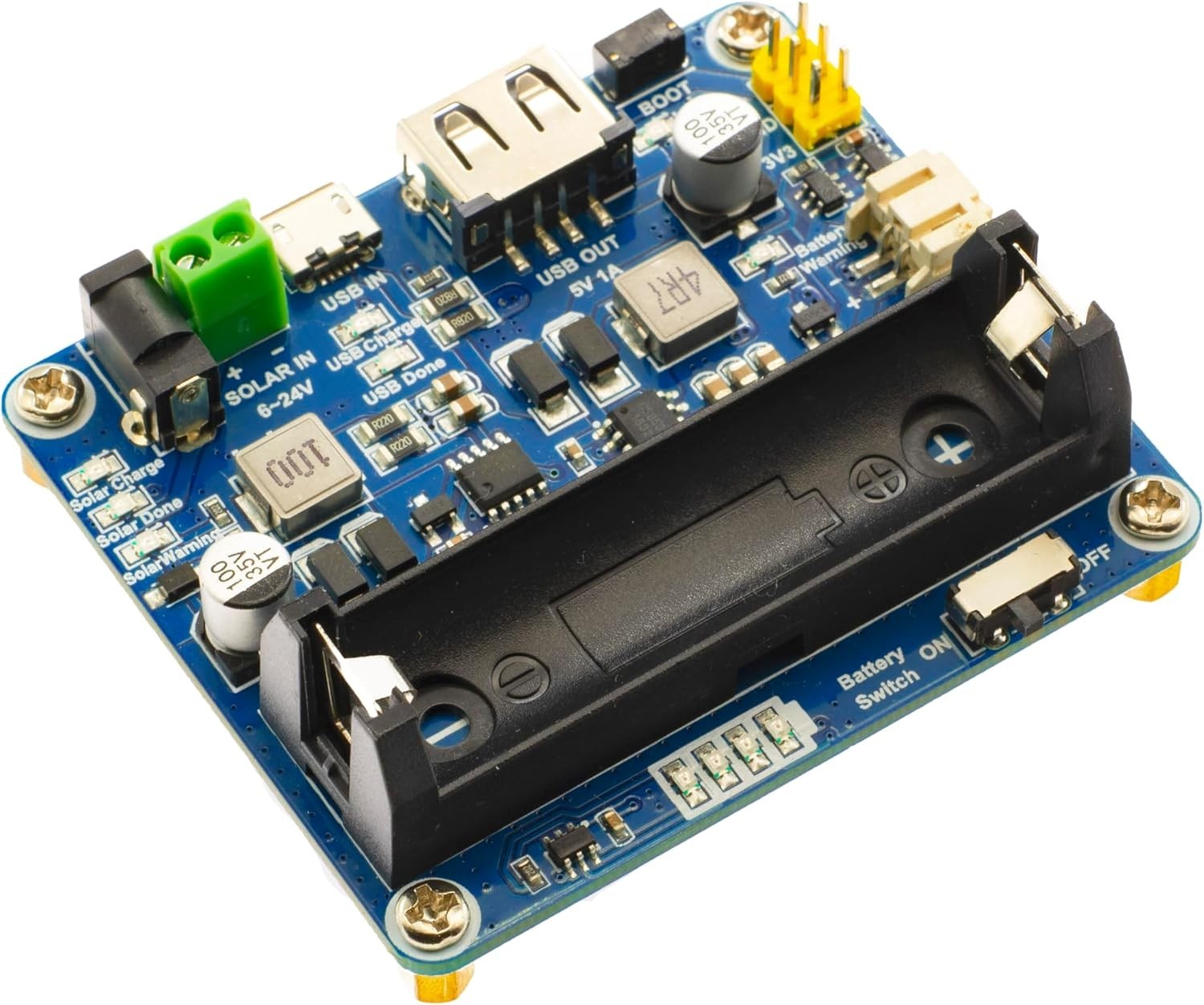 Blue Solar Power Management Module MPPT Battery Charger USB Output