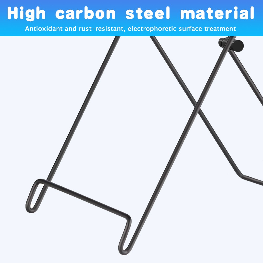 2 Pack Solar Panel Stand Portable Carbon Steel Rack Solar Panel Bracket for RV