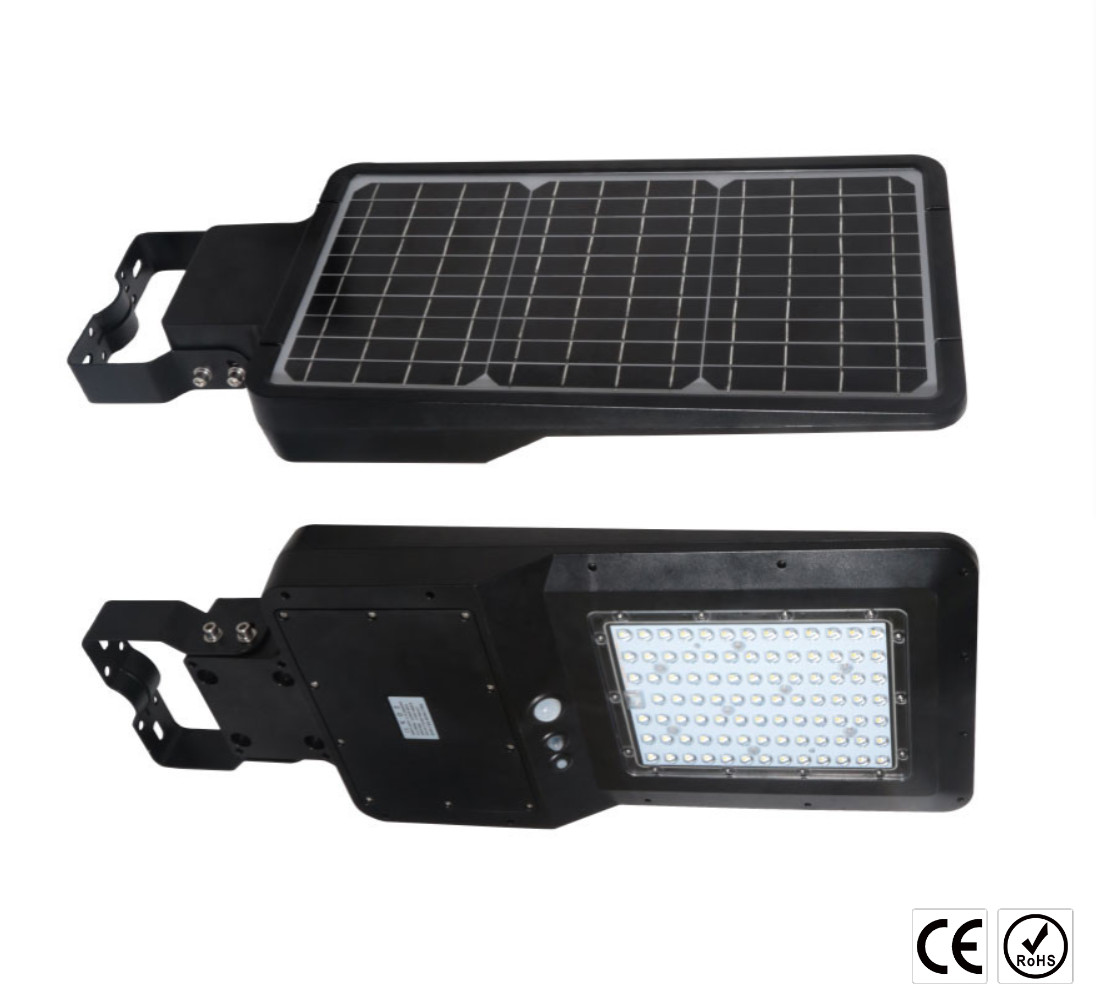 40W All-in-one LED Solar outdoor street light 4000K,6000 Lumens, 1 Pack