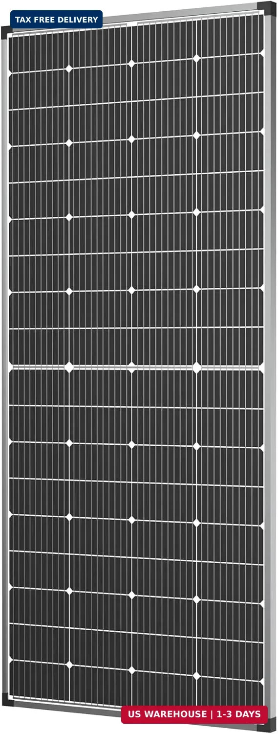 Solar Panel 250W 12 Volt 10BB Cell,Monocrystalline High-Efficiency 250 Watt 12V
