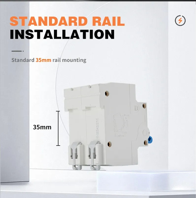 Circuit Breaker DZ47Z-125 DC MCB 2P 125A 600V Mini PV For Solar Overload Protect