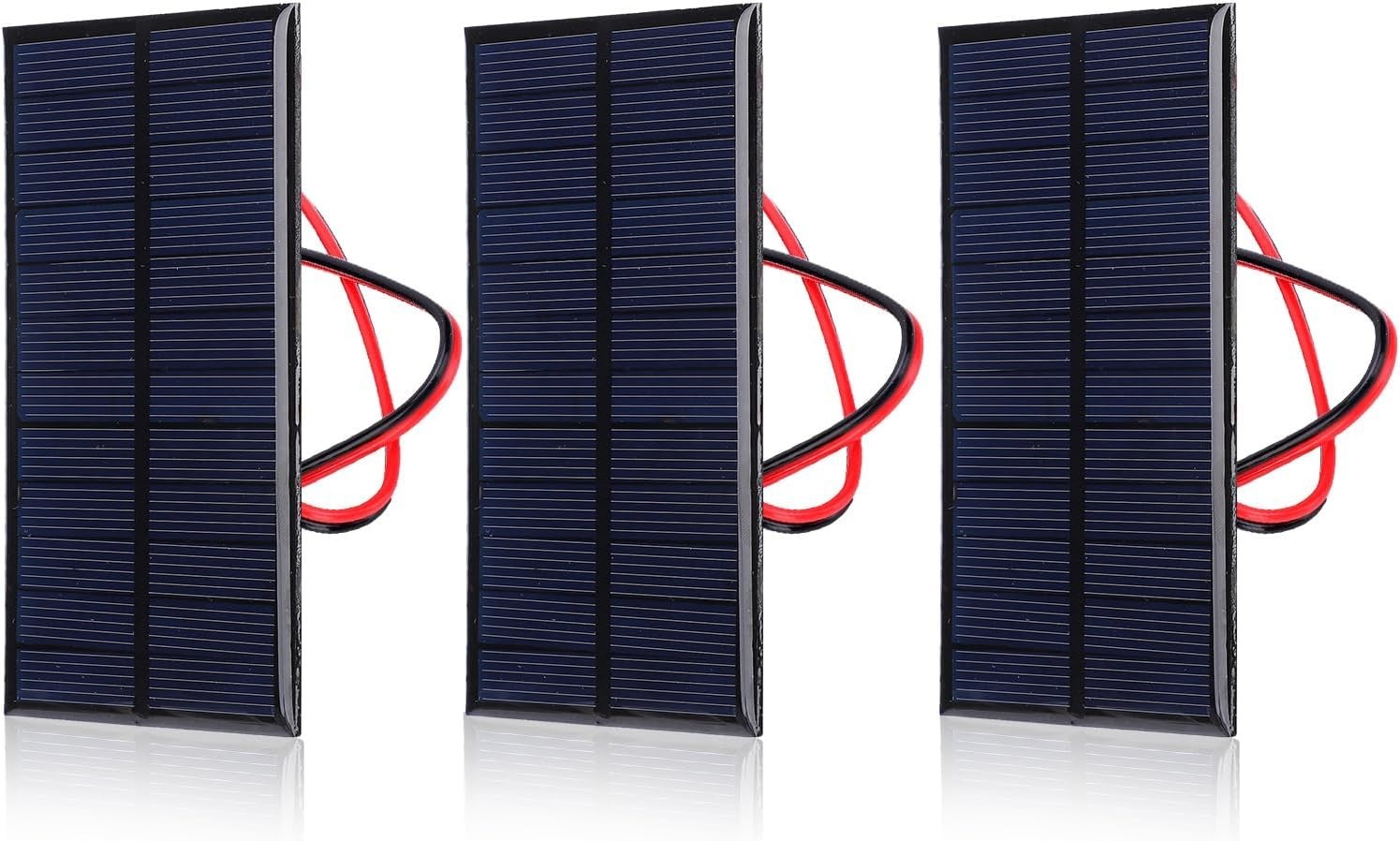 3Pcs Mini Solar Panel DC 6V Polysilicon Solar Cell Charger Module Solar DIY P…