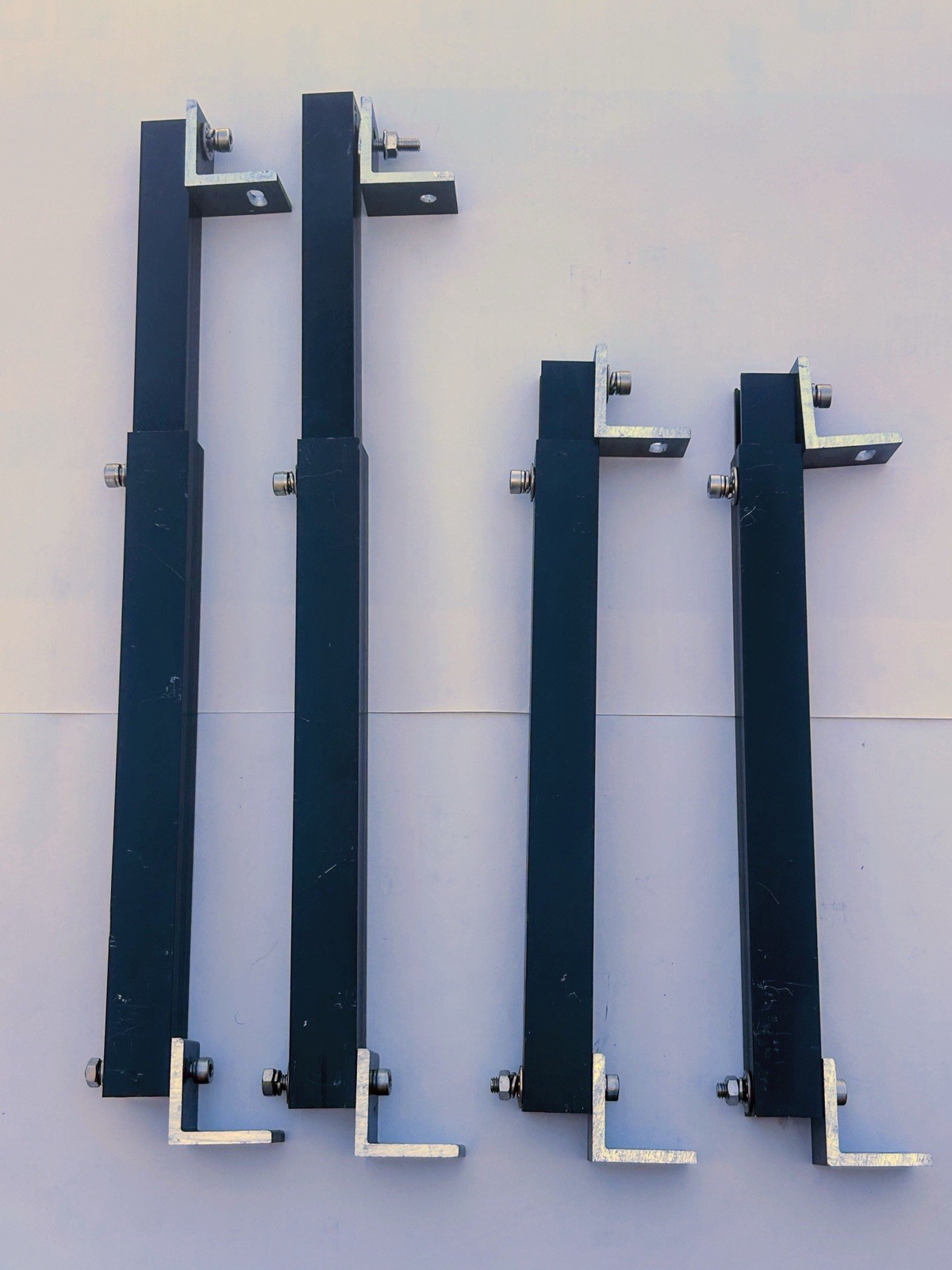Adjustable Solar Panel Mount Brackets,with Tilt Legs on Flat Surface for RV,Roof