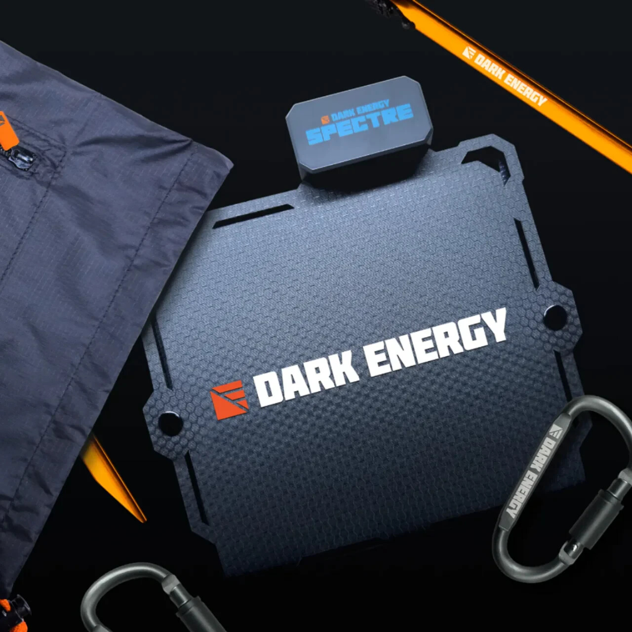 Dark Energy Spectre 8W Portable Solar Panel | Charges USB-C and USB-A Devices