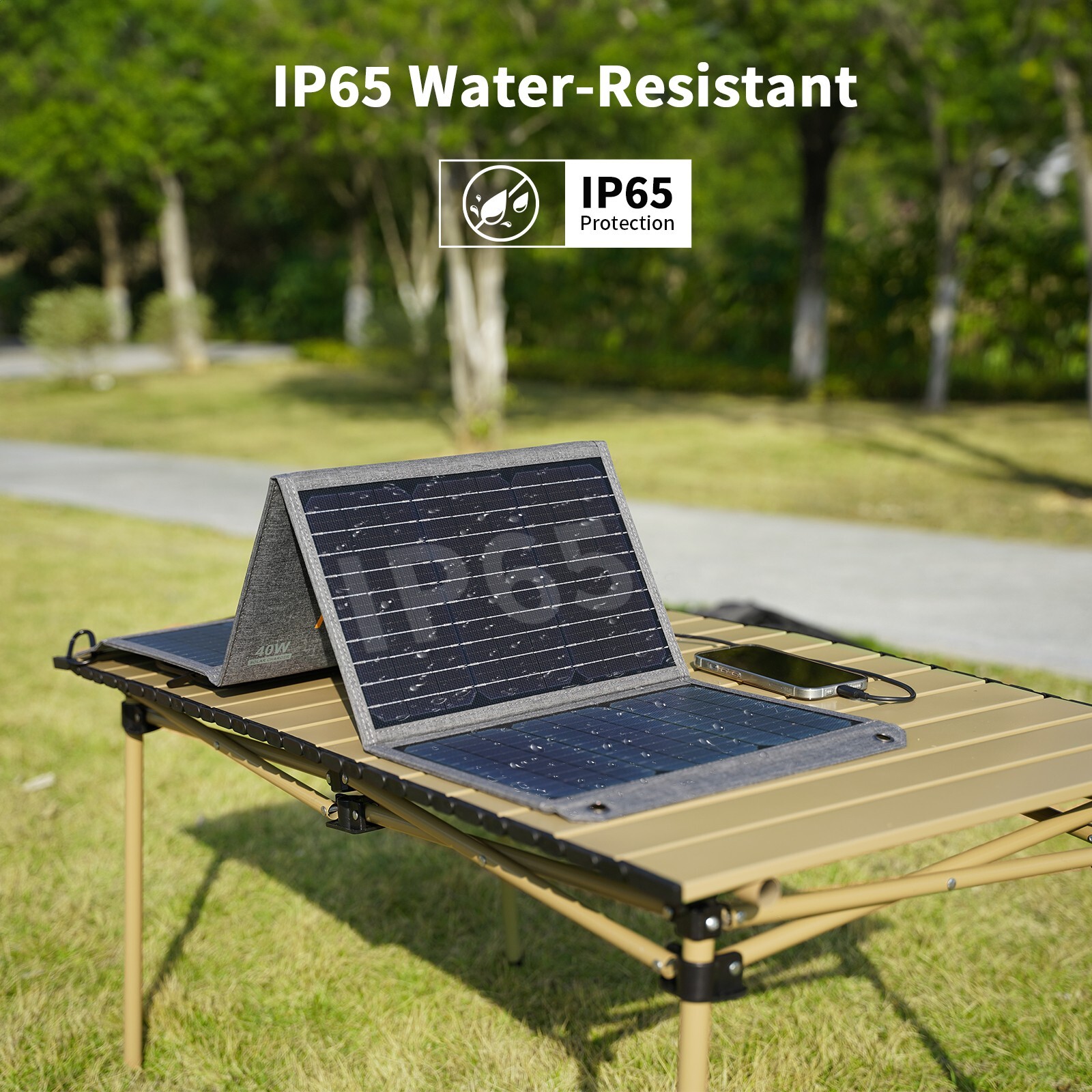 Folding Solar Panel Charger Power Bank 120 watt PD PPS Solar Phone Fast Charger