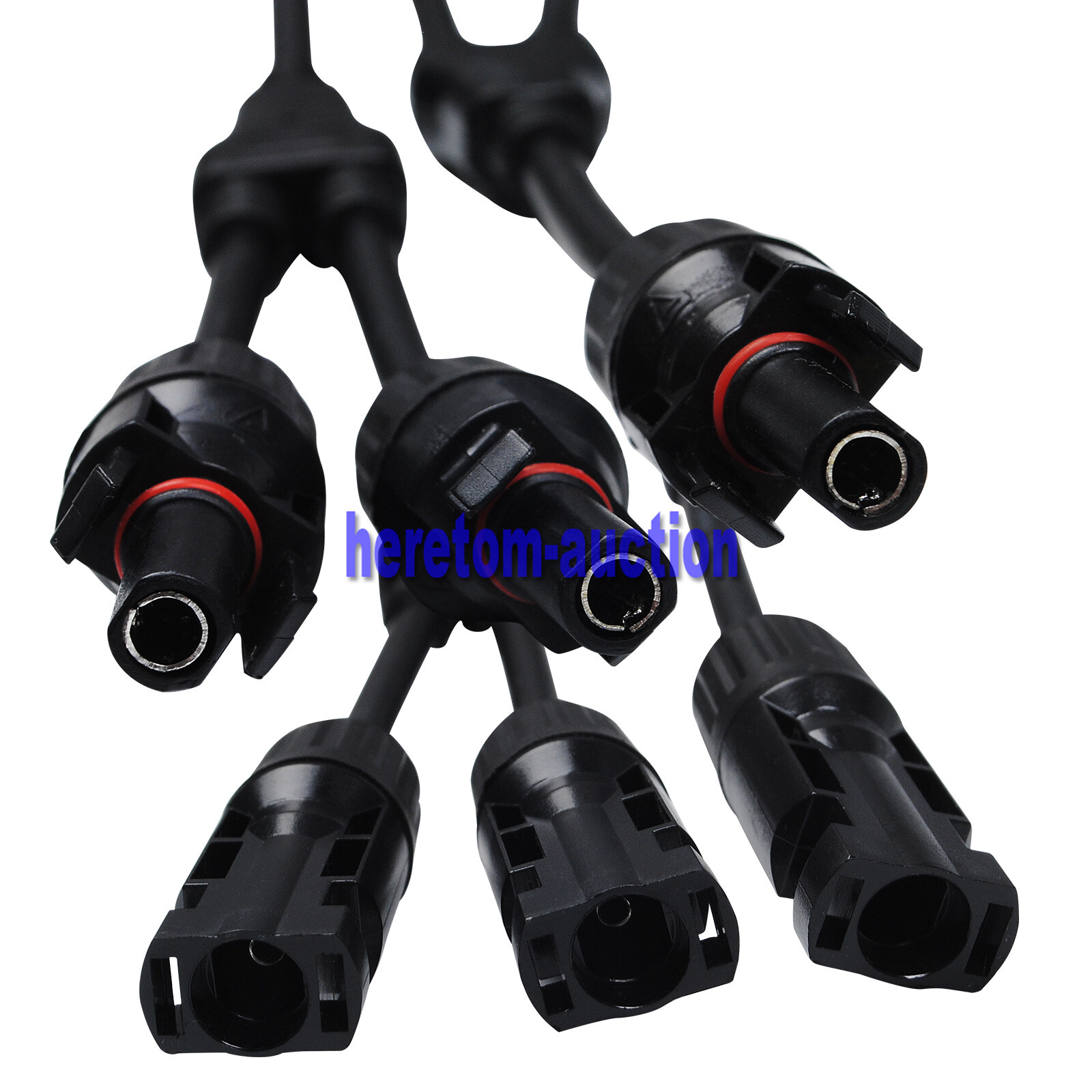Solar Panel Y Branch Cable Connection Waterproof Adapter Connector Extension