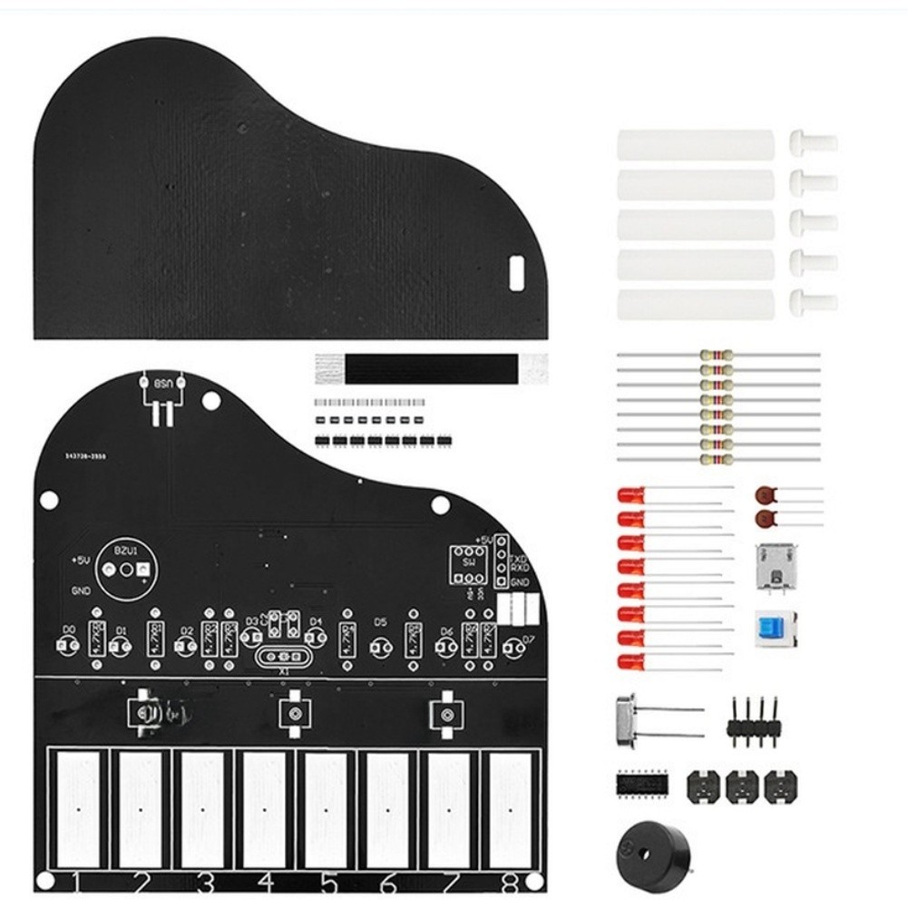 STEM Learning Kit Electronic Piano for Soldering and Circuit Board Projects
