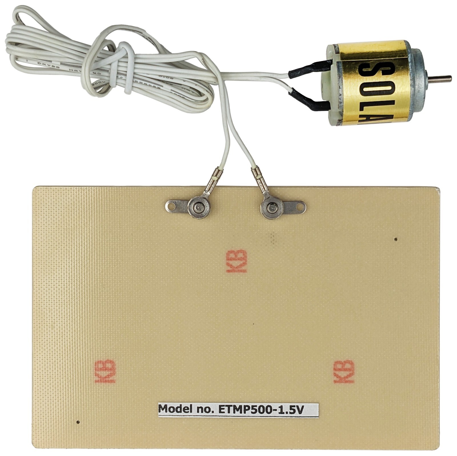 Solar Motor Kit – 1V/400mA Solar Cell Module and DC Solar Motor with Motor Clip
