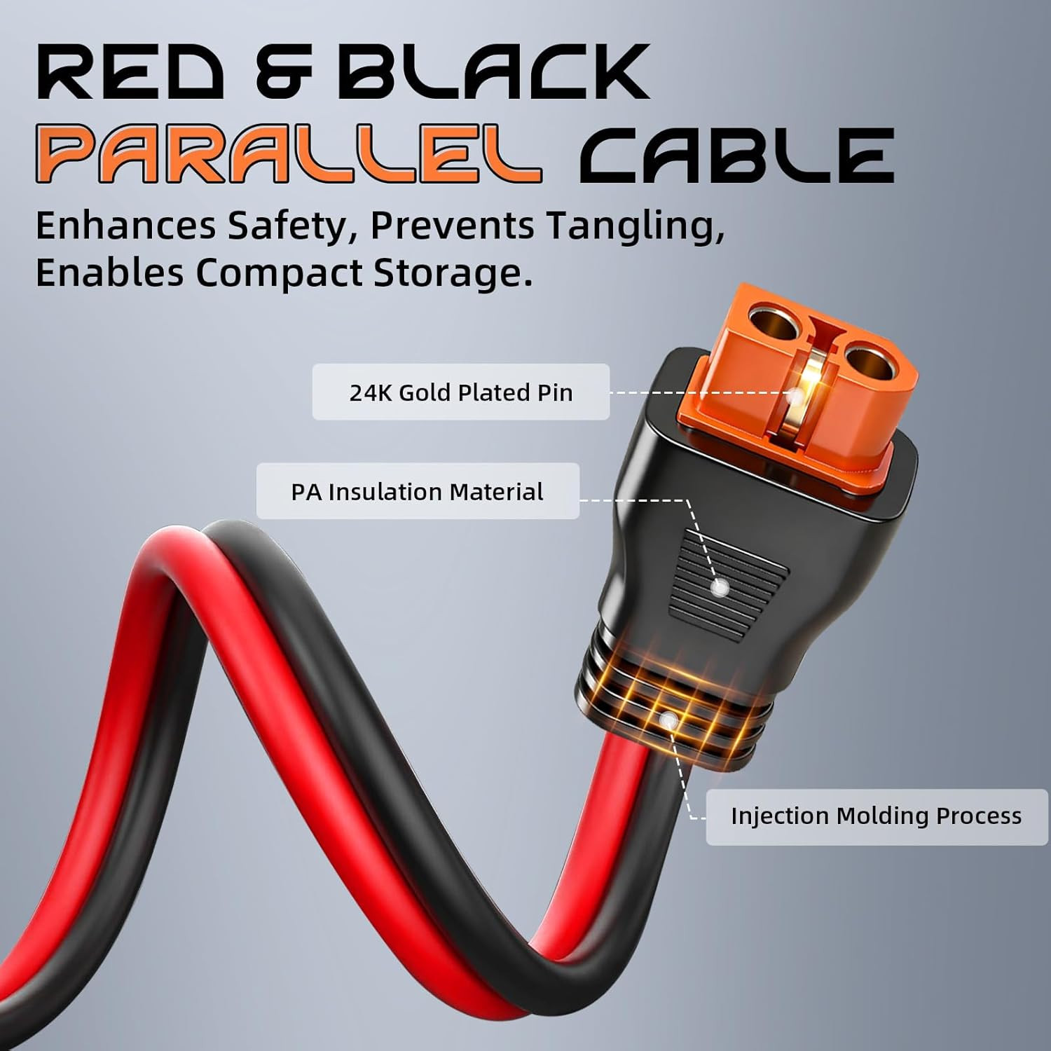 6FT 12AWG Solar to Xt60I, 3 6 10 16 20 25FT Solar Panel Connector to Xt60I-F Ad