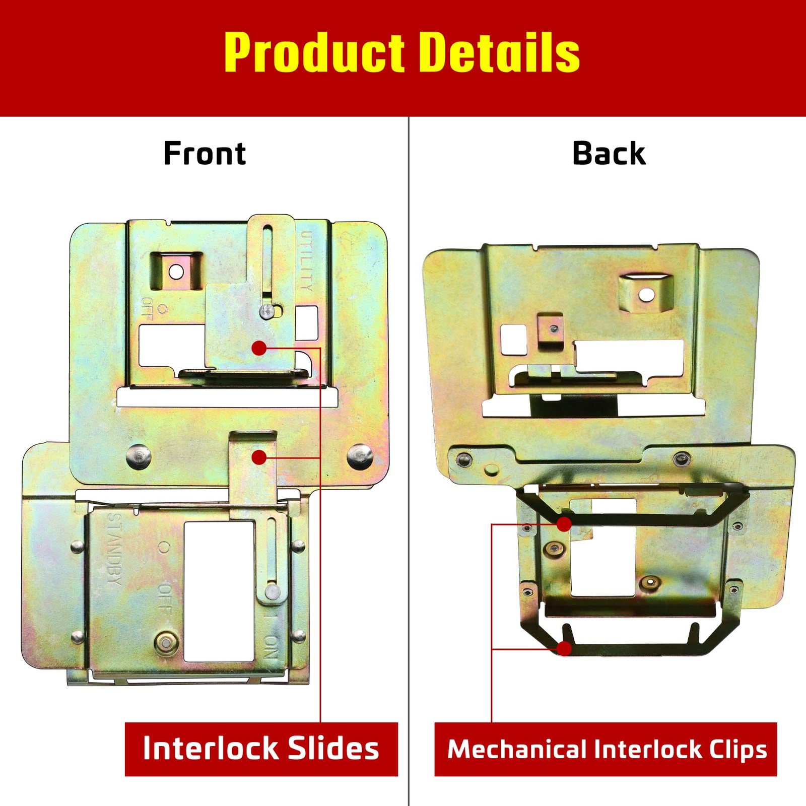 Generator Interlock Kit with Siemens and Murray, ECSBPK03 Mechanical Interloc…