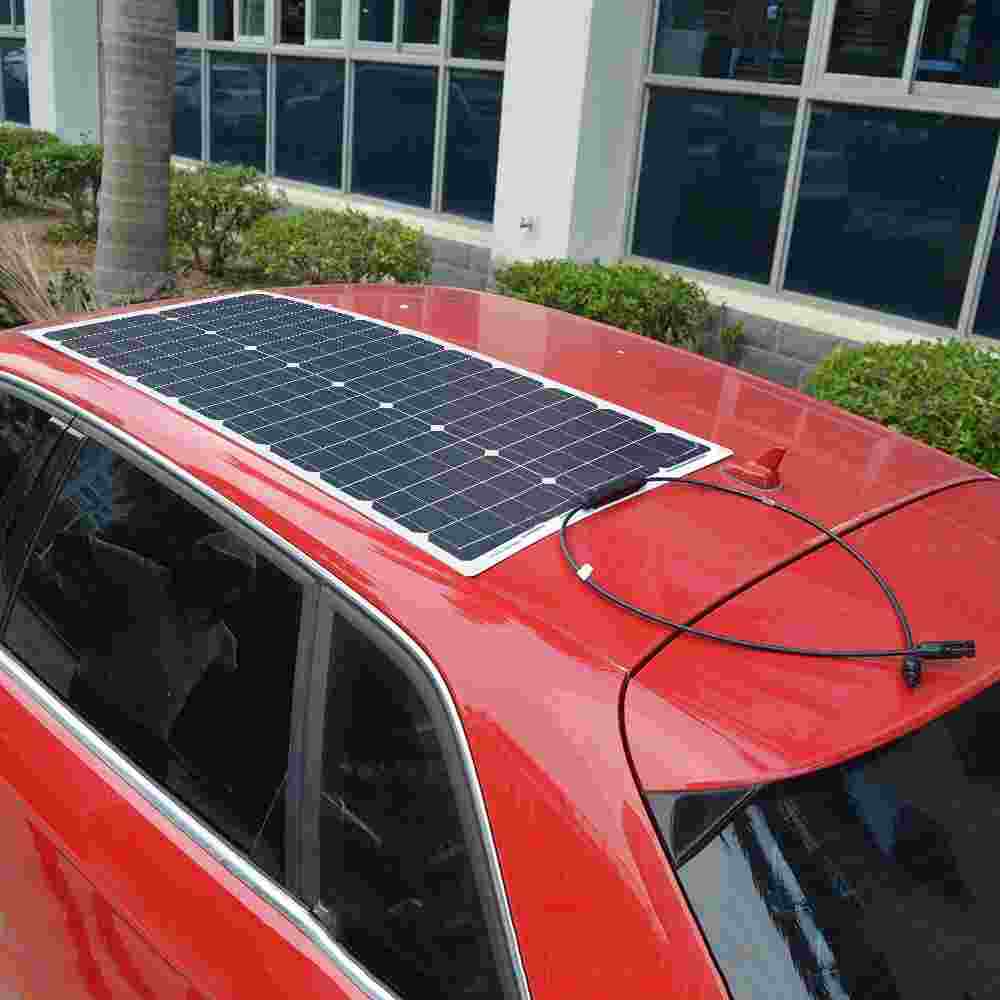 150w 300w 600w Mono Semi-flexible Solar Panel Kit for RV/Car battery/Home/Boat
