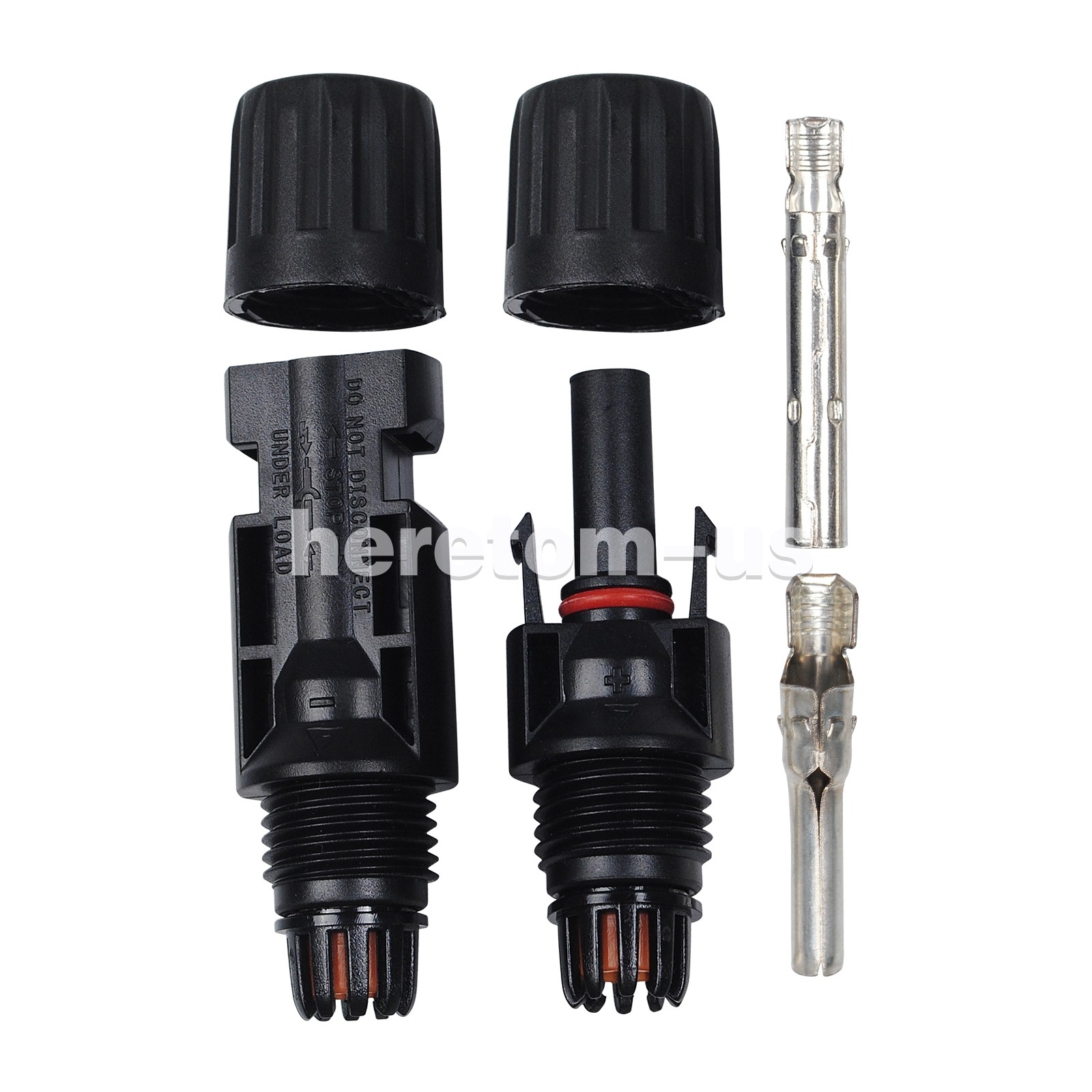 10 Pair Male Female M/F Wire Cable Connectors Solar Panel Adapter 30A Waterproof