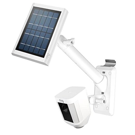 HOLACA 2-in-1 Vinyl Siding Clips for Ring Solar Panel Spotlight Cam White