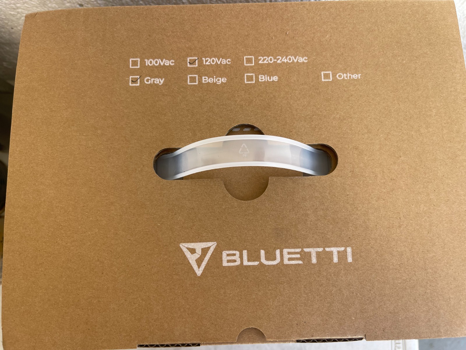 Bluetti EB3A Portable Power Station 120V Gray New in Box