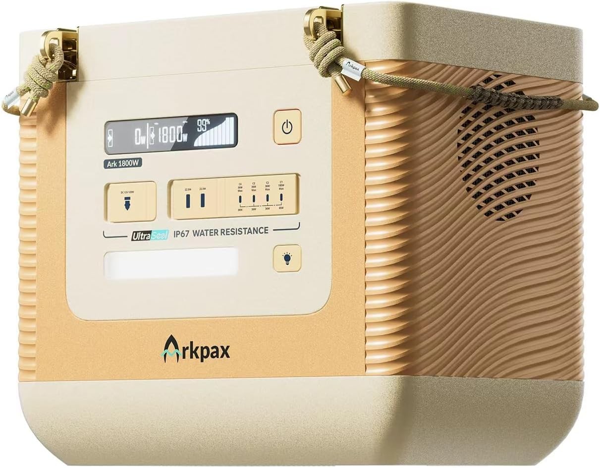 Portable Power Station 300W 600W Peak Backup LiFePO4 Battery 192Wh W/ 10ms UPS