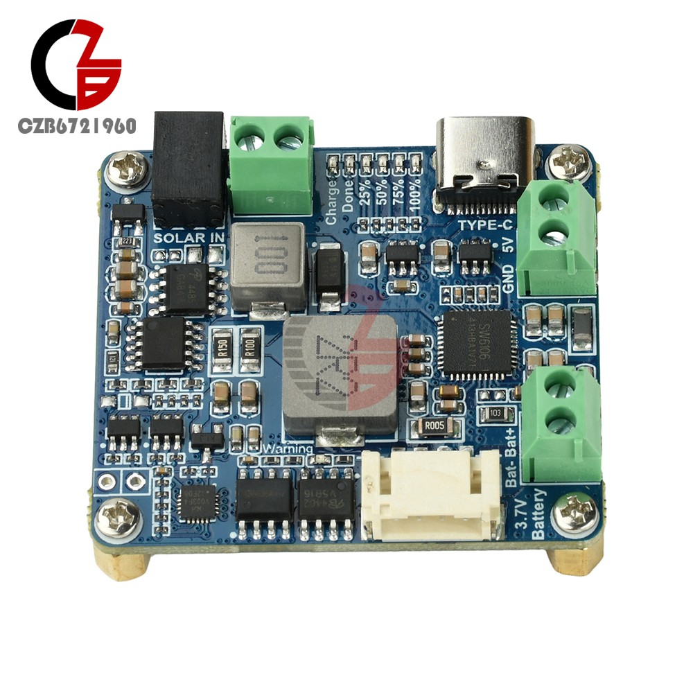 6-24V Solar Panel Power Management Module 5V 3A Supports MPPT, PD QC FCP SFCP