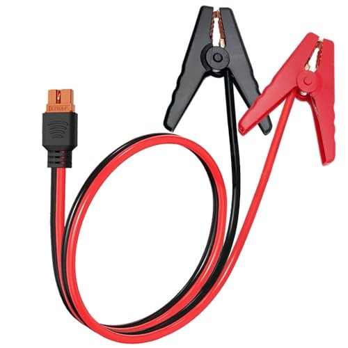 XT60i to Alligator Clips Terminal Cable, More Than 8A, 10AWG Extension 2FT