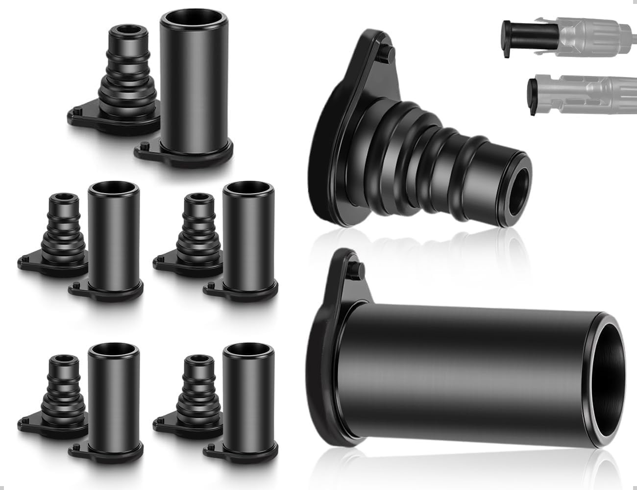 Effortless Installation 5 Pairs Solar Connector Caps – Protection for Solar