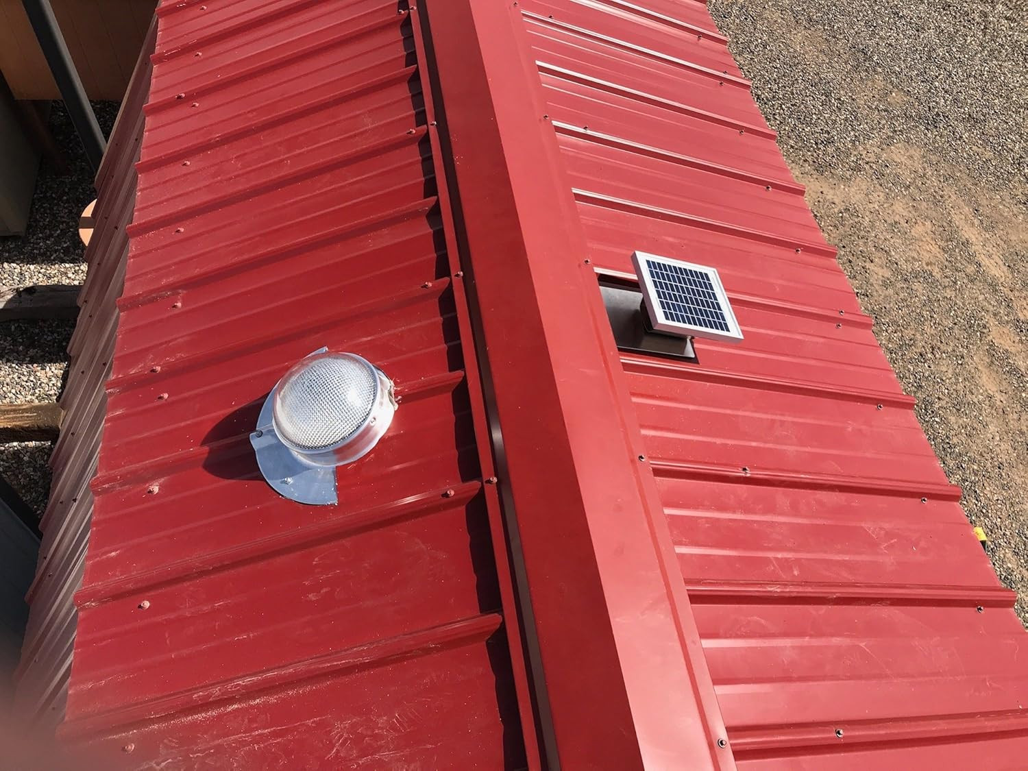 Solar Lightblaster for Metal-Roofed Sheds (Solar Tube Skylight for Shed Applicat