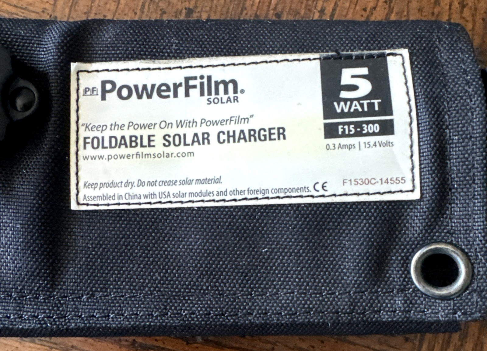 PowerFilm F15-300 5W Foldable Solar Panel 15.4V Lightweight RV Boat