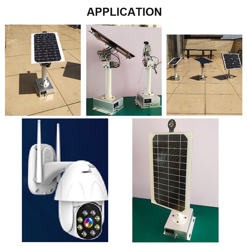 DC Dual-axis Gimbal For Solar Tracking Monitor Large Load High Torque X/ Y-axis
