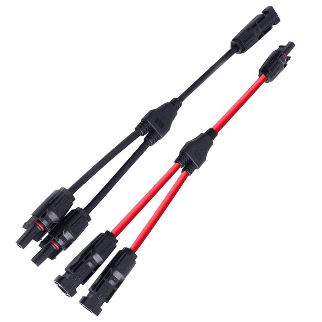 Cable Connector FFM MMF PV`Wire 1 Pair Y Branch Solar Panel 30A T Splitter New