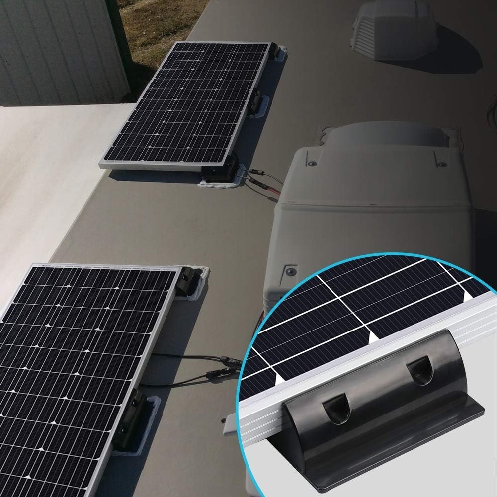 Lightweight Drill-Free Corner Bracket for Solar Panels – 1 Set for RVs & Boats