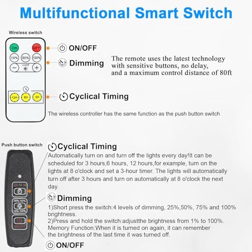 USB Light,USB Lamp,Camping Lights,7W Dimmable Hanging Portable Soft White