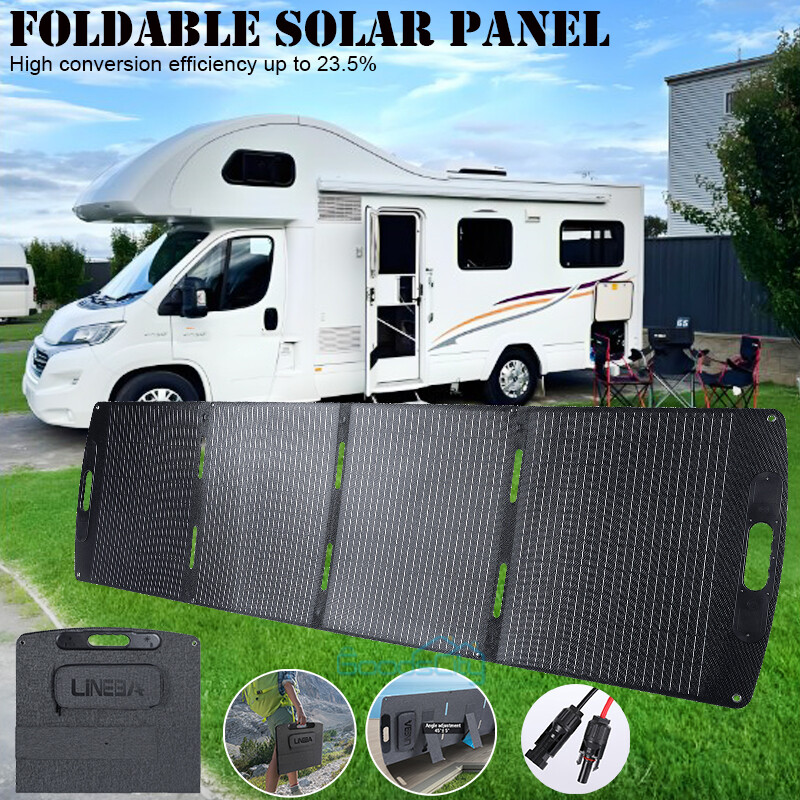 🔥200W Foldable Solar Panel Kit Outdoor Waterproof Charger with 5V USB & 18V DC