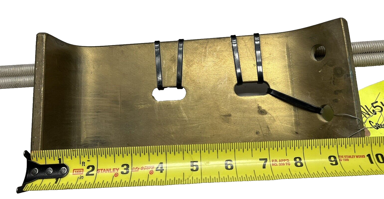 440L-80 Lightning Grounding 4”x10” Brass Plate Protection System, 1/2-13×36” Rod