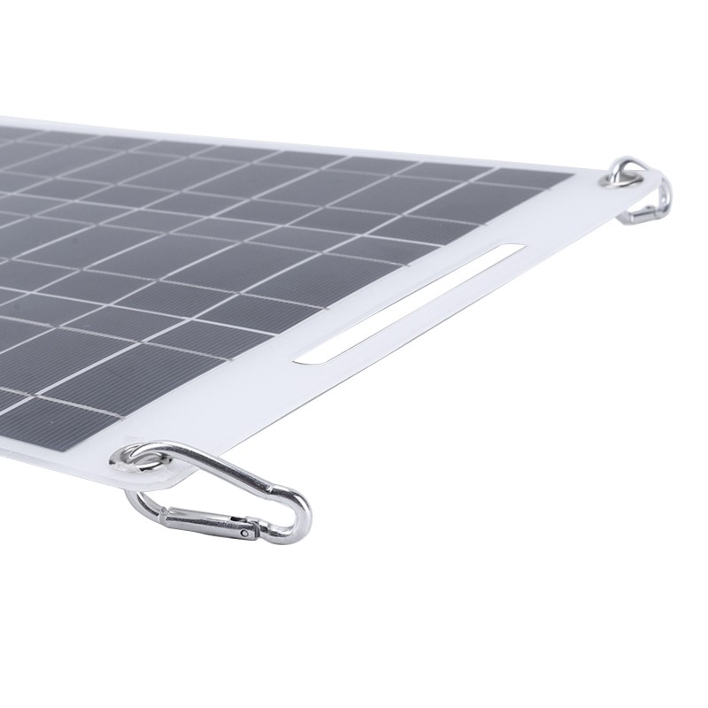 15W Flexible Solar Panel Complete Charge 2 USB Port Car Moblie Phone Charger