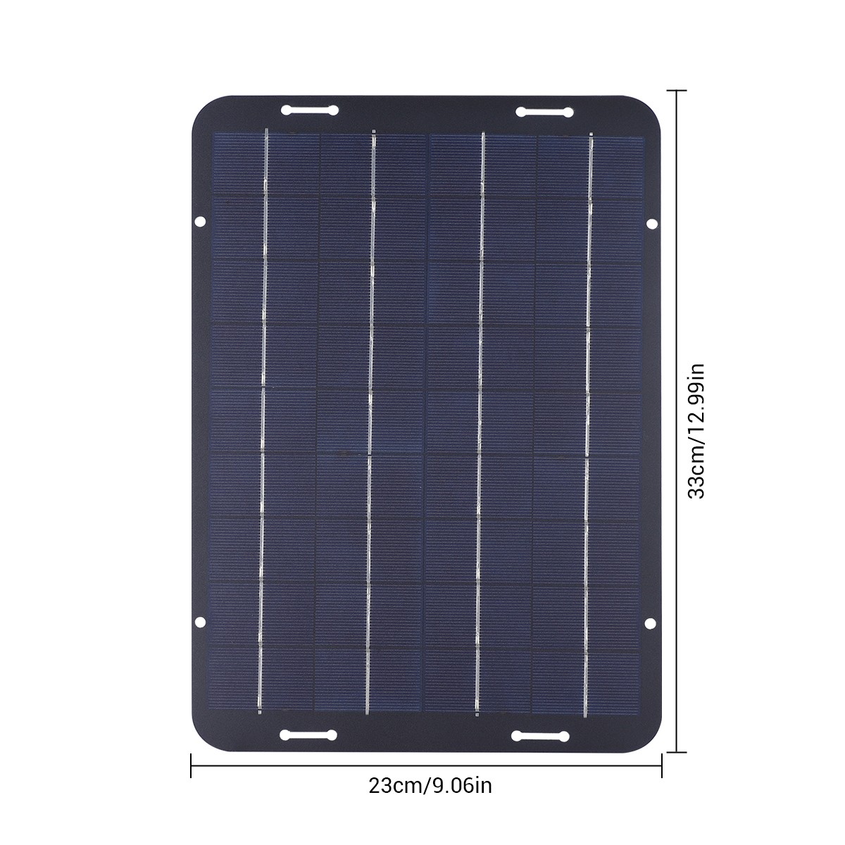 60W Solar Panel 18V Trickle Charger Battery Charger Kit Maintainer Boat Car RV