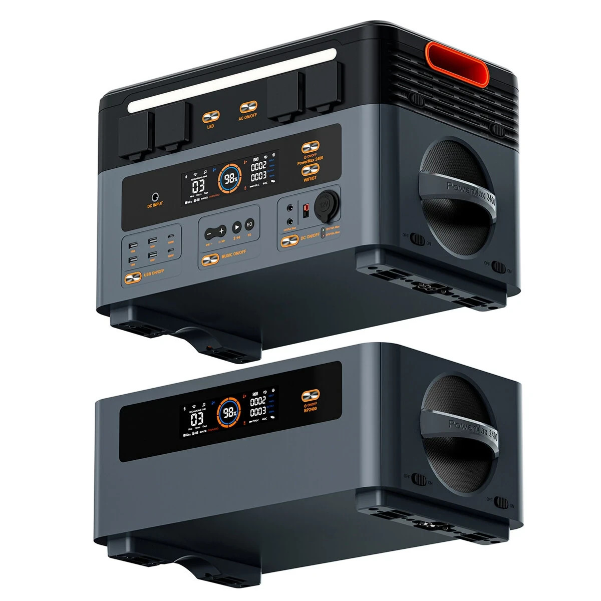 Blackview OSCAL PowerMax2400 Dual-speaker Portable Power Station with Battery
