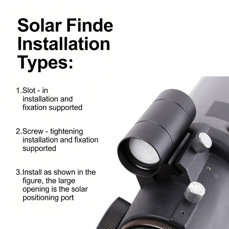 Multipurpose Solar Observation Instrument with Protective Cover and Clear Lens