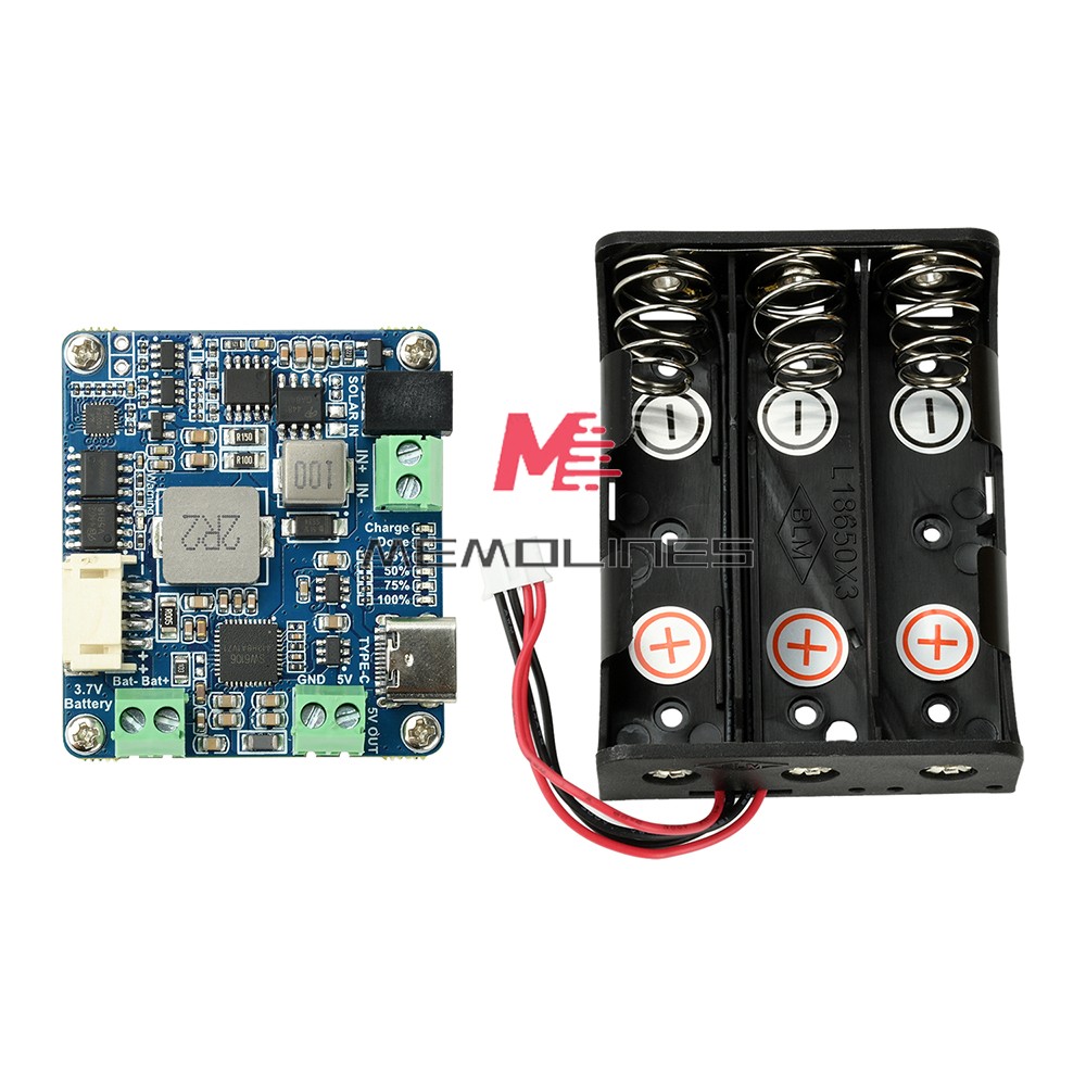 6-24V Solar Panel Power Management Module 5V 3A Supports MPPT, PD QC FCP SFCP